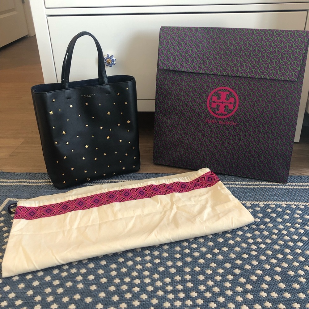 Tory Burch Star-Stud Small Tote NWT